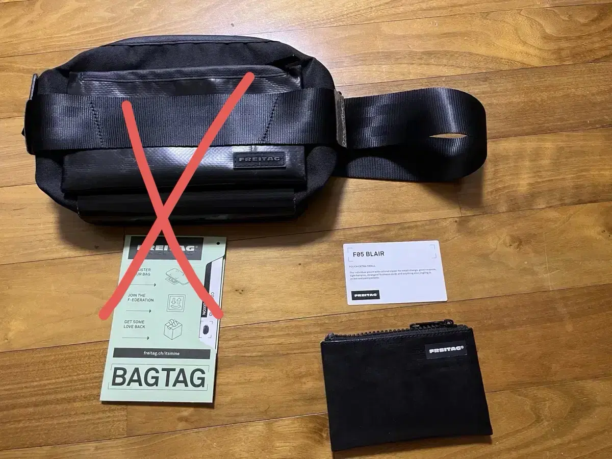Freitag All-Black Malcolm / Creed / Blair / Dixon