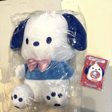 산리오 복권 포차코 봉제 인형 캔 배치&홀더