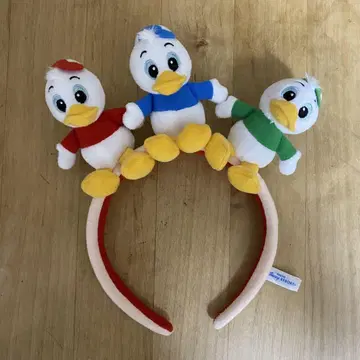 덕 트리오 봉제 인형 머리띠