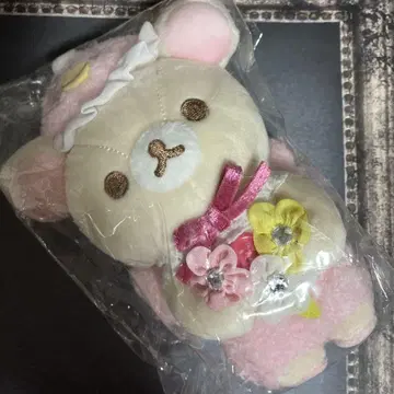 스완과 금색 꽃 테마 매달린 봉제 인형 코리락쿠마 리락쿠마 스토어 한정판