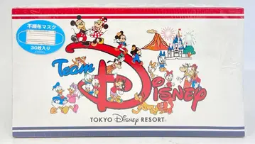 도쿄 디즈니 리조트 부직포 마스크 Team DISNEY