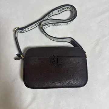랄프 로렌 RLL 로고 숄더백