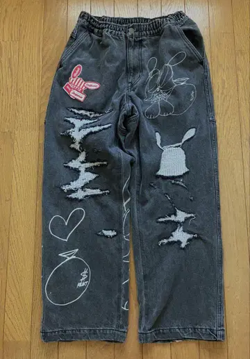 엑스라지 여성용 데님 팬츠
