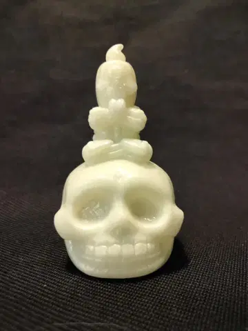 SKULLTOYS 1인치 해골 축광 성형/미페인팅