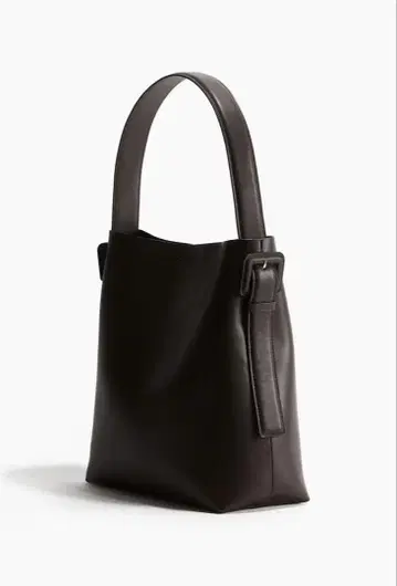H&M 다크 브라운 토트백