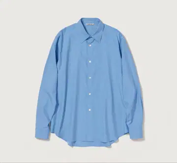 오라리 24ss 워싱 핀스 트윌 셔츠