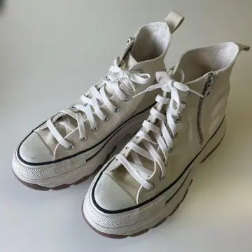 ALL STAR 화이트 하이컷 스니커즈