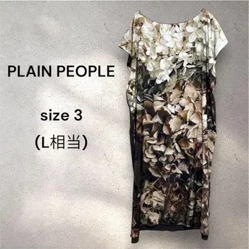 PLAIN PEAPLE 플레인 피플 원피스 꽃무늬 프린트 일본제
