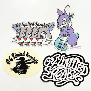 04LimitedSazabys 포리미 스티커 토끼 새상품급