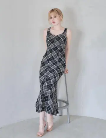 andmary Alicia check dress 앤드 마리