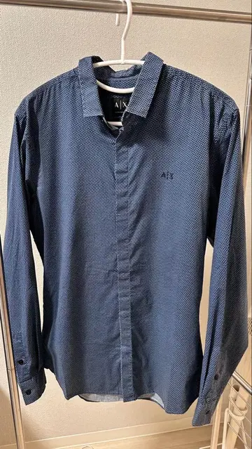 Armani Exchange 네이비 셔츠 슬림