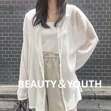 새상품급 크루넥 가디건/BEAUTY&YOUTH
