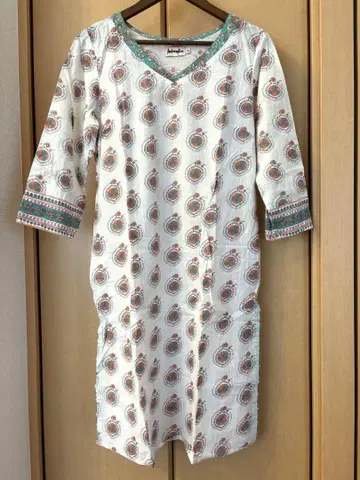 인도 구매 Fabindia 파비인디아 쿠르타 S