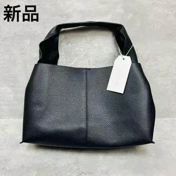 새상품 셀렉트 모카 원 핸들 페이크 가죽 백 블랙 경량