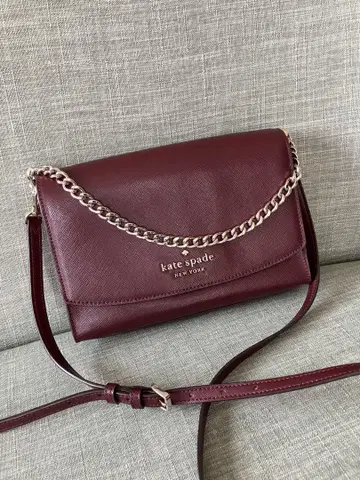kate spade 숄더백 버건디