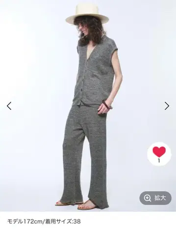 BRILL 린넨 팬츠 2024SS 사이즈 36 린넨