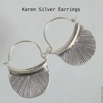 [m-ER222] Karen Silver 귀걸이 카렌 실버