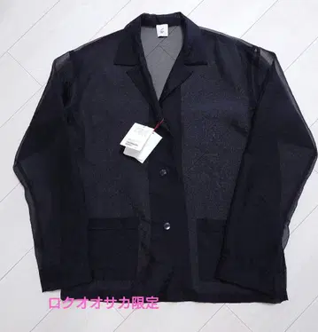 로쿠오사카 한정판 시어 셔츠 블랙 미사용 택 포함