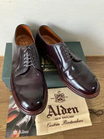 ALDEN 알든 D8411C 버건디 코도반 9.5E