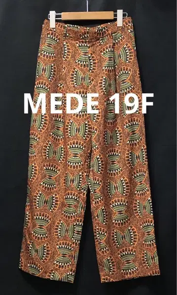 MEDE 19F 메데주큐 올 패턴 이지 팬츠 펠리시모