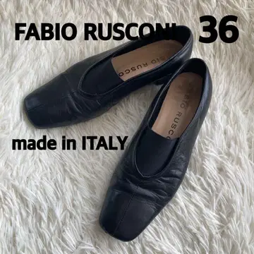 FABIO RUSCONI 블랙 펌프스 36