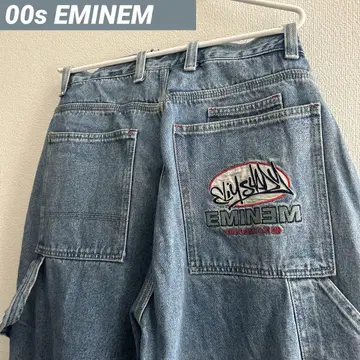 EMINEM "SLIM SHADY" 90년대 00년대 Y2K 페인터 팬츠