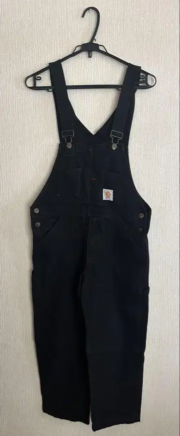 칼하트 블랙 오버롤