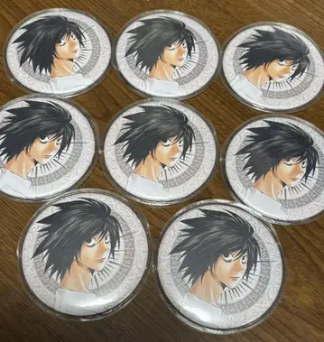 DEATH NOTE 데스노트 오키메 캔뱃지 L 엘르 8개