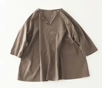 nest Robe 코튼 린넨 천연 염색 스키퍼 블라우스