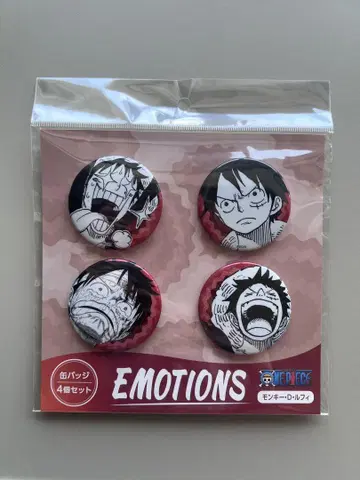 원피스 ONEPIECE EMOTIONS 캔뱃지 몽키 D. 루피