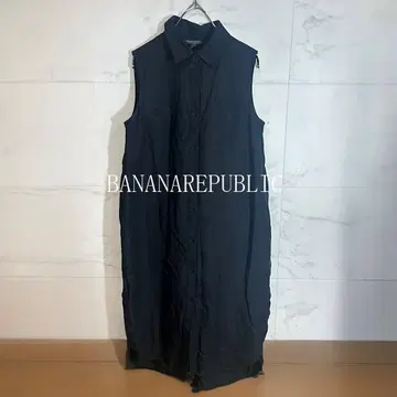 BANANAREPUBLIC 슬리브리스 원피스 S 블랙