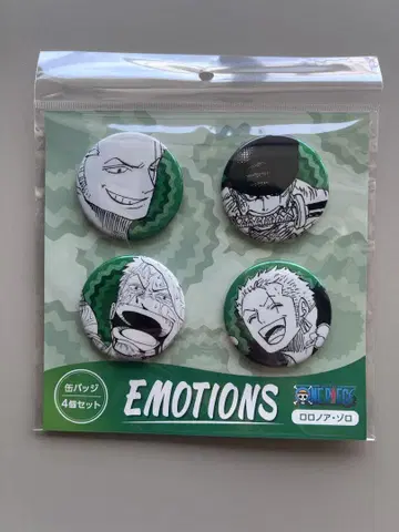 원피스 ONEPIECE EMOTIONS 캔뱃지 로로노아 조로