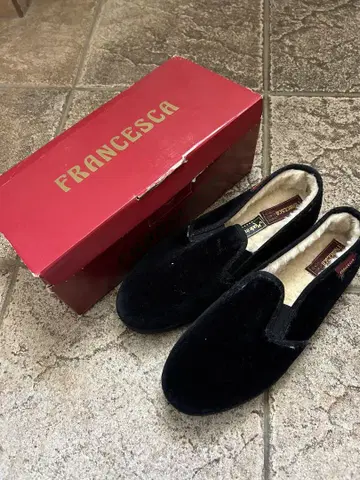 FRANCESCA 프란체스카 블랙 모카신 39