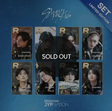 stray kids ssjyp POPUPStore 풀 컴프 8장 세트