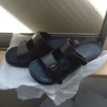 리게타 샌들 24cm L 다크 브라운