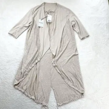 새상품 미사용 트랜짓 퍼사치 상의 가디건 롱 린넨