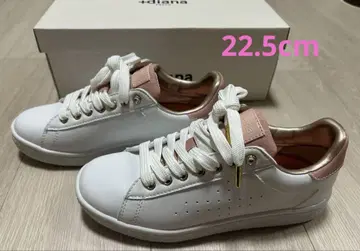 다이애나 스니커즈 22.5cm 화이트 핑크