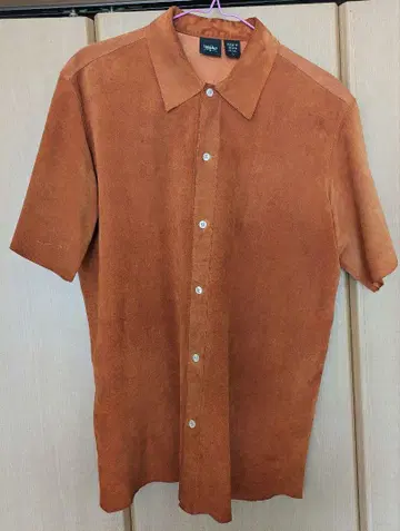 mossimo 가죽 셔츠 오렌지