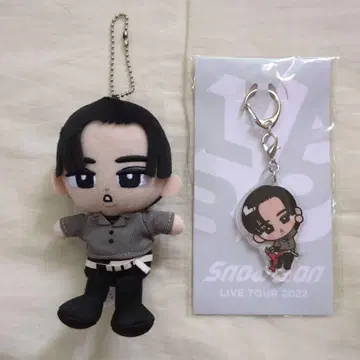 메구로 렌 스노우 칠 봉제 인형 키링