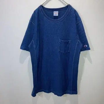 챔피온 리버스 위브 반팔 인디고 사이즈 XL