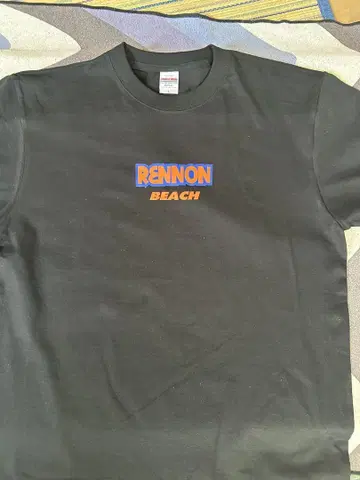 Rennon Beach 로고 티셔츠 블랙