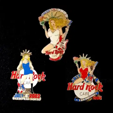 Hard Rock Cafe 하드 록 카페 '미국 독립 기념일' 핀 배지