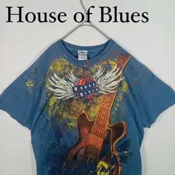 House of Blues 기타 고유명사 티셔츠 M