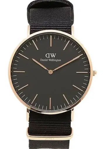 다니엘 웰링턴 Daniel Wellington 블랙 로즈 골드