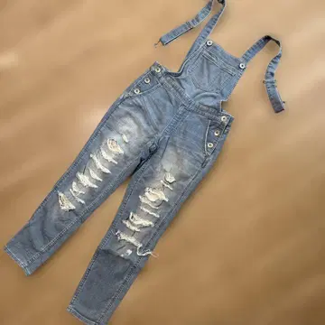 GYDA 라이트 블루 데미지 데님 살로펫