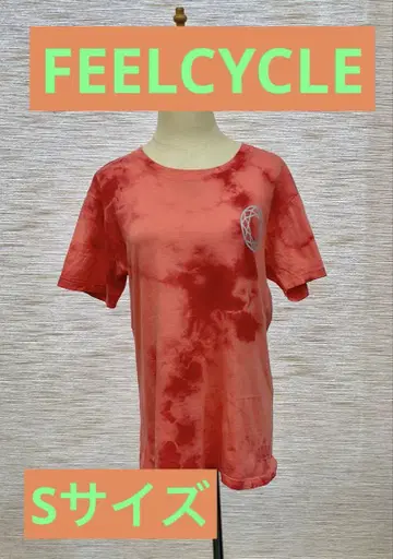 오리지널 페이퍼백/FEELCYCLE 타이다이 티셔츠 빨간색