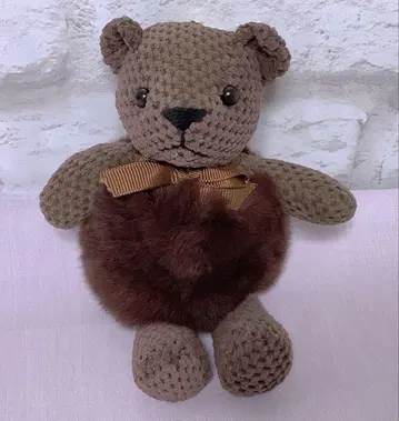 mamaikuko 곰 봉제 인형 퍼 짙은 갈색 마마이크코