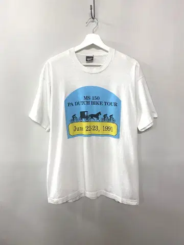 90s [USA제] MS 150 PA 더치 바이크 투어 1991 티셔츠