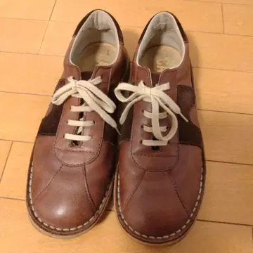CAMPER 브라운 가죽 캐주얼 슈즈