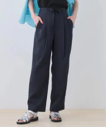 INDIVI 네이비 팬츠